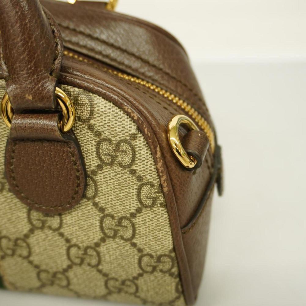 GUCCI Handbag Ophidia 724606 Leather Brown Gold Hardware Women's - Picture 7 of 10